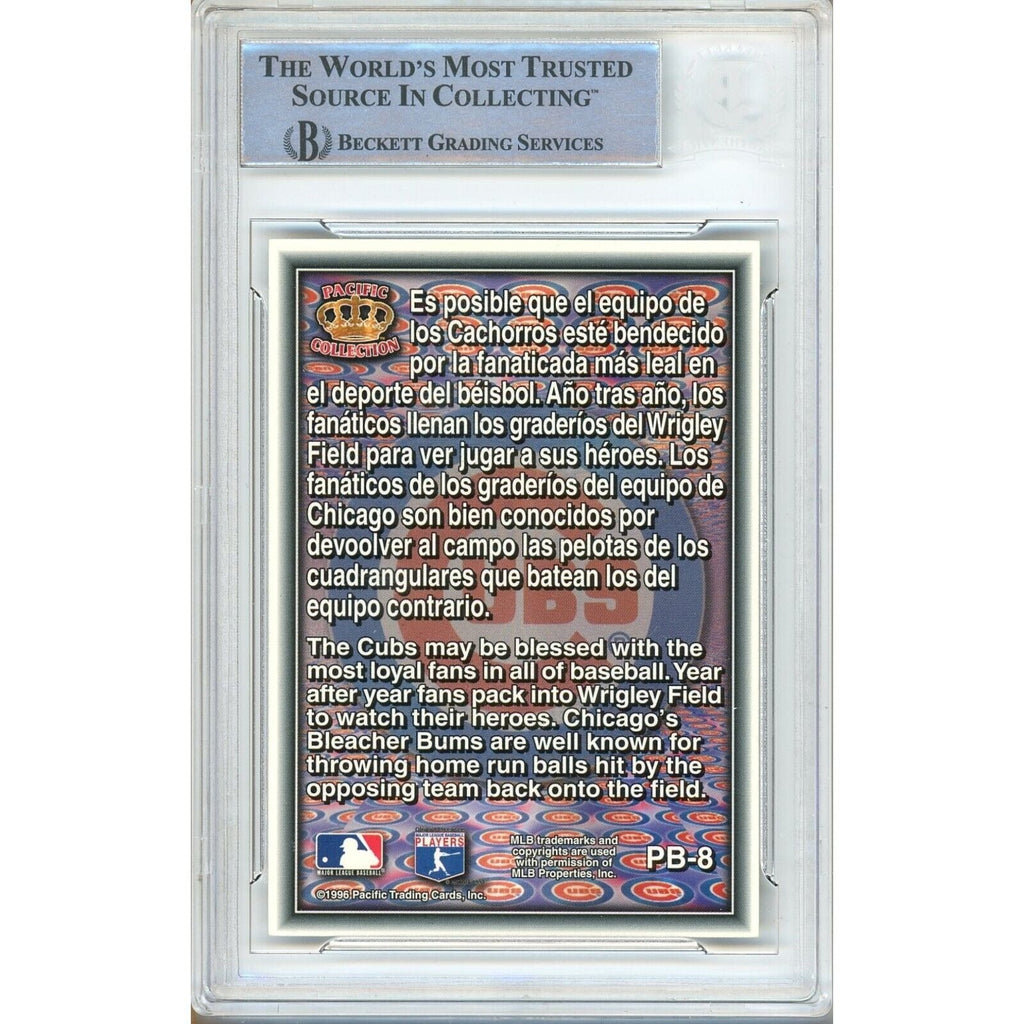 Billy Williams Chicago Cubs Signed Pacific Prism Logo Baseball Card BAS Auth Auto Slab product image 2, provided for visual