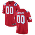 Custom New England Patriots Alternate Jersey - Red product image 1